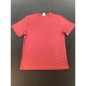 Sport-Tek Youth‎ Medium M Red Polyester Short Sleeve T-Shirt Athletic